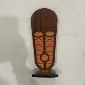 Umasqu Abstract Wooden Mask Decor by Tzachi Nevo